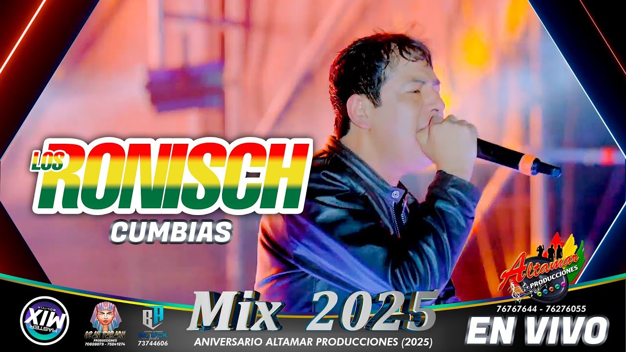 Los Ronisch en Vivo Mix Cumbias 2025 (Aniversario Altamar) / Master Mix Bolivia
