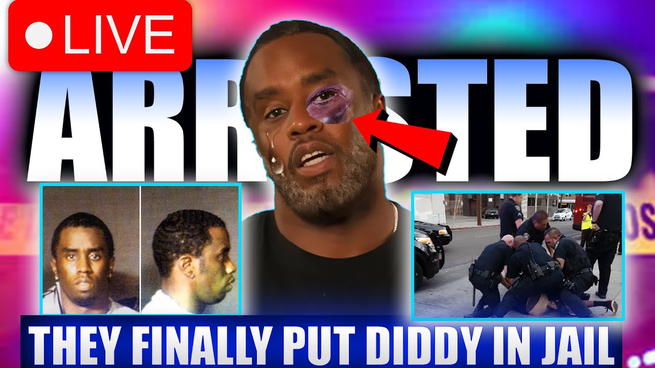 Diddy ARRESTED in New York with Face BUSTED OPEN - YouTube