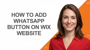How To Add Whatsapp Button On Wix Website - AshleyHowTo