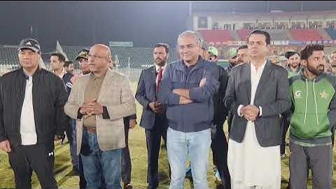 PCB Chairman Mohsin Naqvi vists Rawalpindi Cricket Stadium & meets Pakistan & Sri Lanka players
