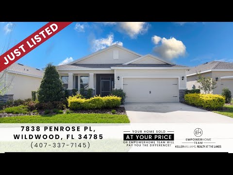 7838 Penrose Place, Wildwood, FL home video tour