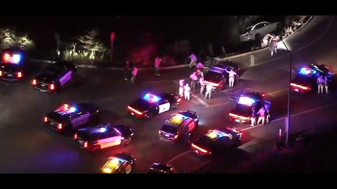 Driver EXCEEDING 100MPH Wrecks Stolen Vehicle in California - YouTube