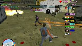 VCMP 0.4 - ViceWar7 Biker Brawl - Gameplay - Plus+ Cheating with the scores