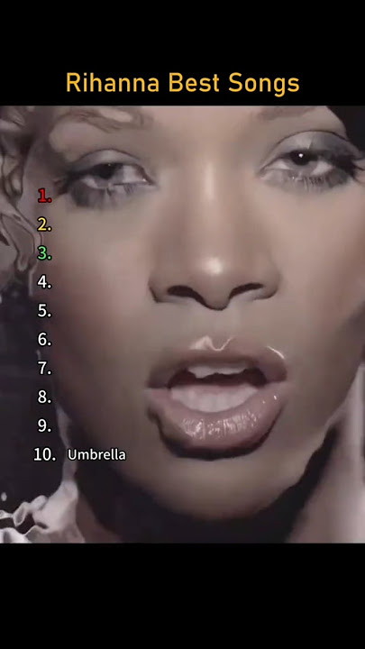 The Top 10 Rihanna Songs. Which song do you think ranks first?. #shorts #celebrity #music #songs