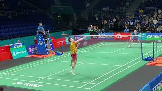 Kunlavut Vitidsarn vs Kenta Nishimoto | Round 32 Malaysia Open 2024 Badminton