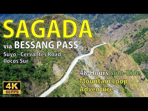 Sagada Bessang Pass Suyo-Cervantes Road Mountain Loop Solo Ride Adventure Day 1 NMAX [4K]
