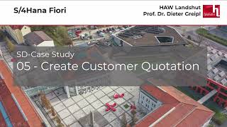 SD - 05 - Create Customer Quotation