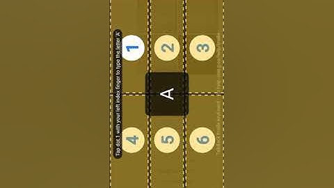 how to use TalkBack Braille keyboard in Tamil