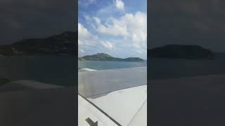 American Air line Landing in St.Lucia