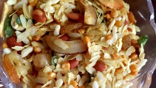 Mix chivda namkeen |khatta metha namkeen | poha n murmura chivda| evening snack | low diet | healthy