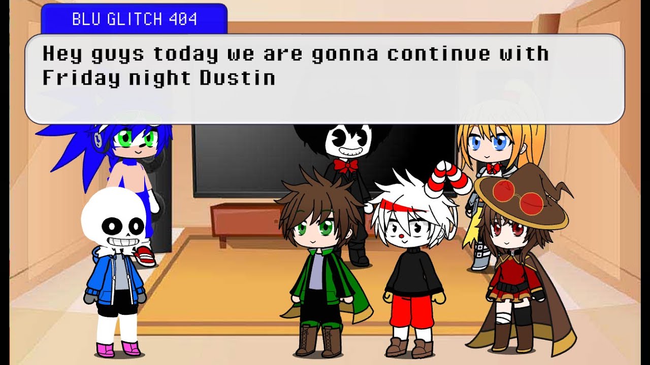 The GLITCH GANG Reacts to Friday Night Dustin (Part 2) - YouTube