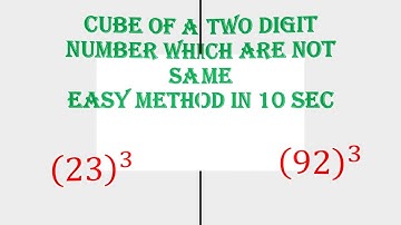 Cube of a any two digit number in sec Part 4