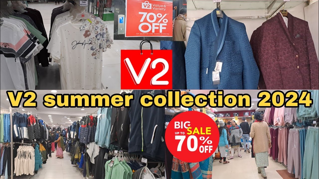 V2 Latest Summer Collection 2024 | v2 latest offer today 😀 | Men's Summer Collection