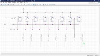 Assignment on building a 8-bit shift register with corresponding roll number