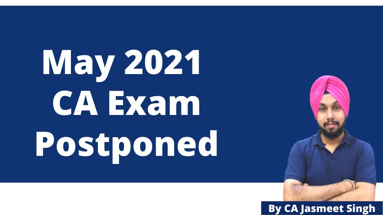CA INTERMEDIATE / FINAL Exams Postponed