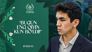 JAVOHIR SINDAROV: BUGUN "ENG QIYIN" O'YIN BO'LDI | 11-TURDAN KEYIN INTERVYU