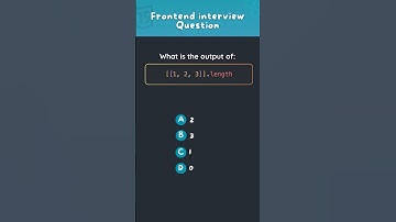Javascript interview question Quiz 107 #javascript #react #interview #developer #coding #programming