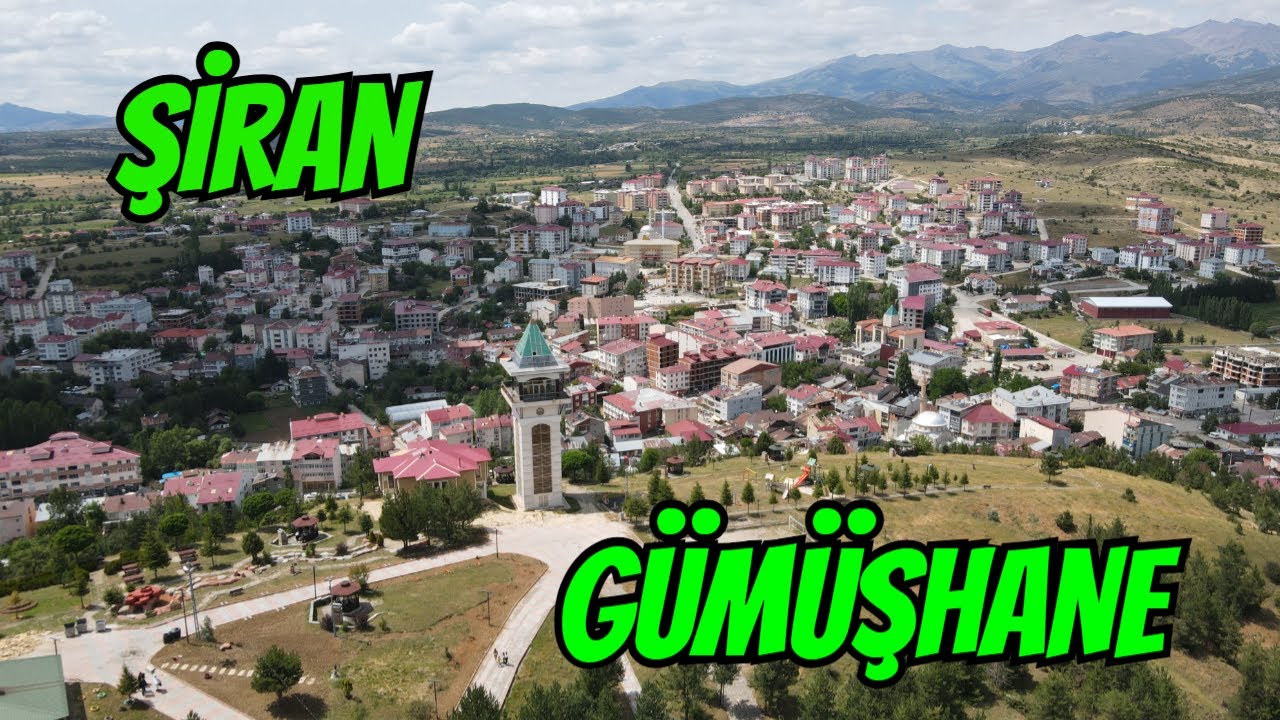 GÜMÜŞHANE ŞİRAN DRONE ÇEKİMİ