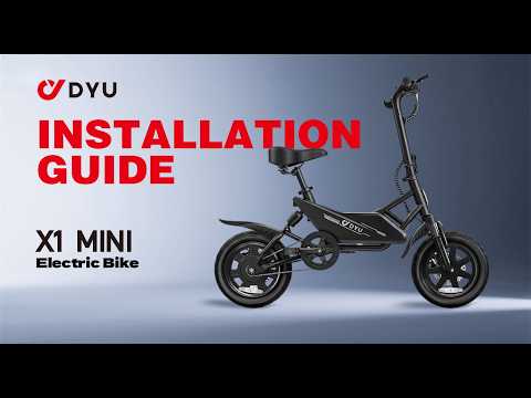DYU X1 mini electric bike | Full Installation and Ride Review