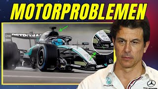 ONVERWACHTE GEBEURTENISSEN HEBBEN ZOJUÍST PLAATSGEVONDEN TIJDENS DE EERSTE TEST VAN MERCEDES OP