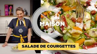 Salade de courgettes aux noisettes