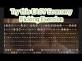 Try This Easy Economy Picking Exercise: CHEAT CODE ⬆️⬇️⬆️—⬆️⬇️⬆️, ⬇️⬆️⬇️Repeat