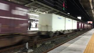 EF66 27号機(5099レ) 名古屋駅通過