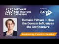 Domain Pattern – How the Domain Influences the Architecture | Carola Lilienthal