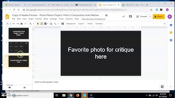 Inserting photos from Google Drive to Slideshow Presentation