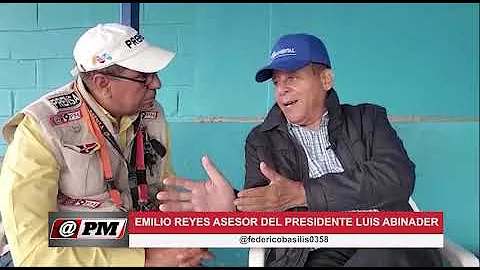 EMILIO REYES APOYA LA REELECCIN DE ABINADER .2022.