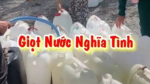 Giọt nước nghĩa tình hổ trợ bà con Gò Công Tiền Giang