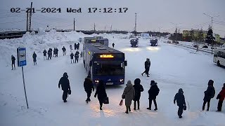 🥶🅻🅸🆅🅴🥶Norilsk Siberia❄️The coldest bus station in the world❄️Most Polluted☢️Depressing😭Closed City⛔