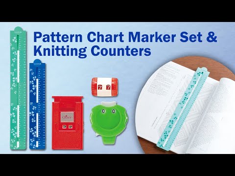 Tool School: Pattern Chart Marker Set & Knitting Counters
