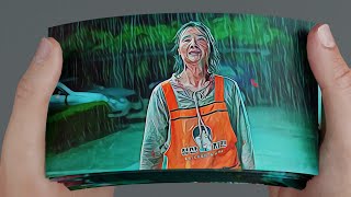 All of Us Are Dead Flipbook | Cheong-san Fights For His Mother Flipbook | Heart melting Scene 😭💔