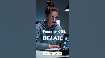 The Busy Trap — Stop Mistaking Movement for Progress | #Motivation #Productivity #successmindset