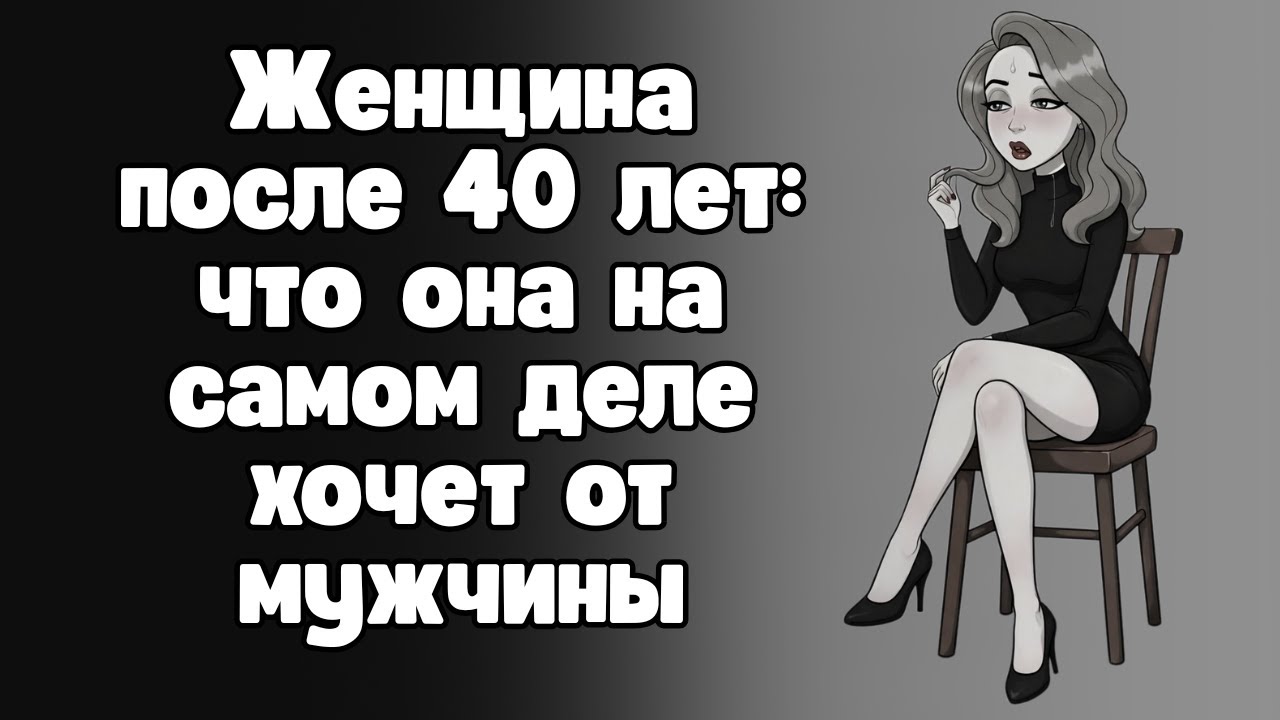 Чего на самом деле добиваются женщины 40+ лет от мужчин?