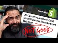 Shopify got this WRONG! Entrepreneur reacts to 2022 Business Ideas 🤨