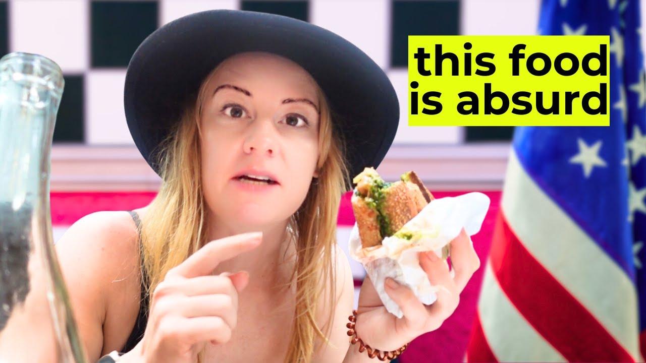 i think food in the USA is strange and confusing