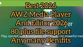 Best Universal Video Player & Media Toolkit for Windows 2026 || AWZ Media Player