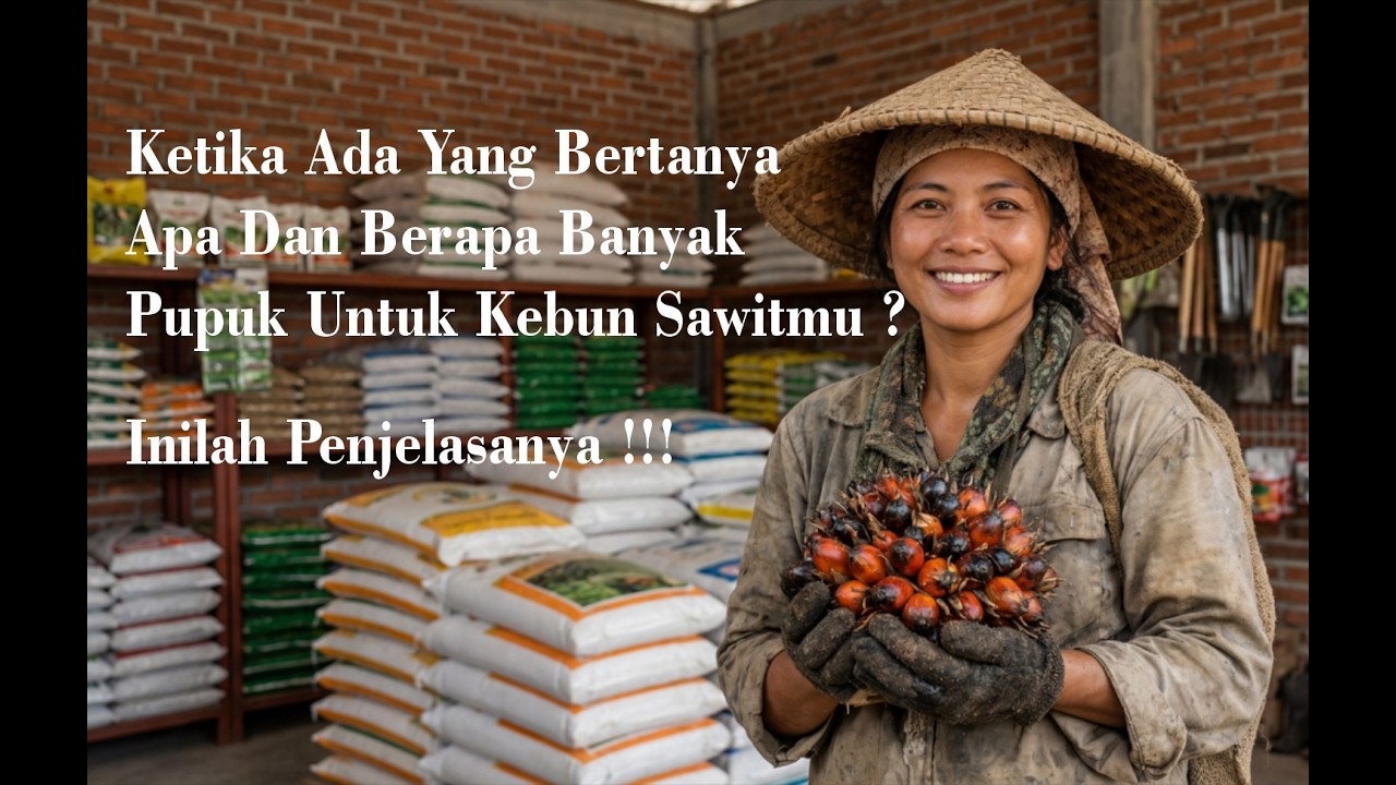 Seberapa Banyak Pupuknya Untuk Sawit Umur Lebih dari 32 Bulan ?