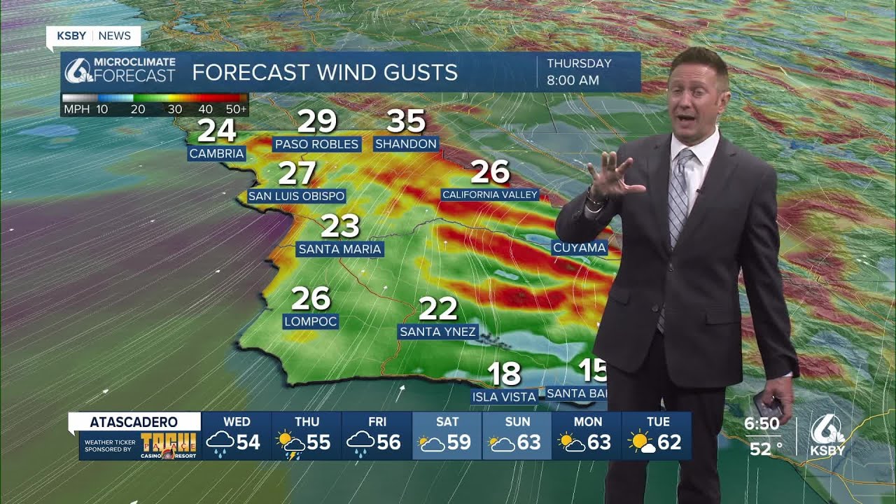Light rain Wednesday before heavy rain potential Thursday - YouTube