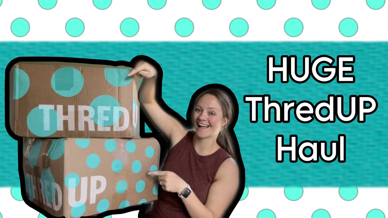 🚨HUGE 50 Item ThredUp Mystery Box Haul To Resell On Poshmark