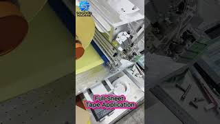 Automatic Full-Sheet Tape Application Machine | No Manual Work #shorts