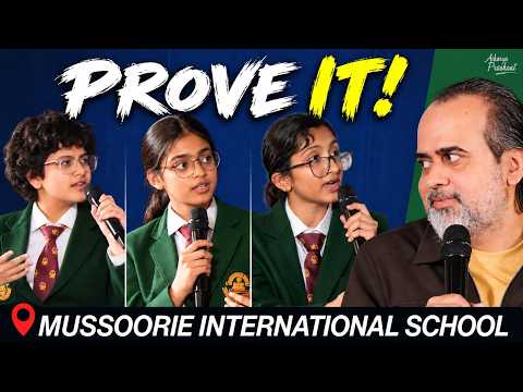 School Kids Grill Acharya Prashant || Mussoorie International School (2026)