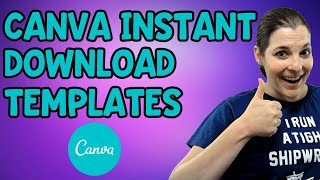 Create Canva Instant Download Thank You Templates - Make Money with Canva