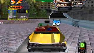 Crazy Taxi 3 West Coast Gameplay