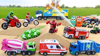 Luar Biasa‼️Mobil Truk Oleng RC Bongkar Muat Mobil - Mobilan, Truk Molen, Truk Tronton, Mobil Polisi