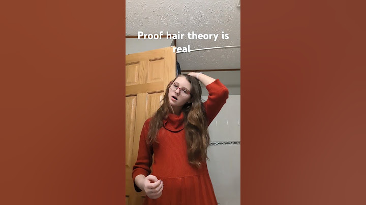 Proof hair theory is real! #latetrend #hair #hairtheory #fyp