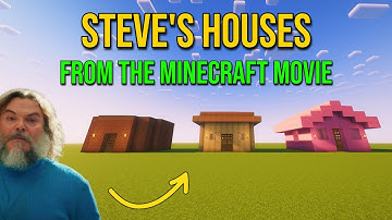 How to Build Steve’s 3 Houses from The Minecraft Movie !!! (EASY TUTORIAL)