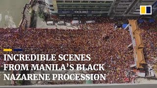 Incredible Scenes From Manilas Black Nazarene Procession
